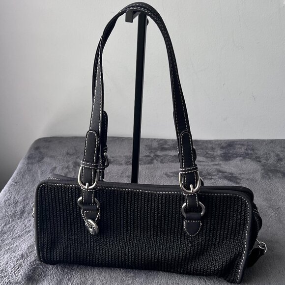 The Sak Black Crochet Small Shoulder Bag - Picture 6 of 9